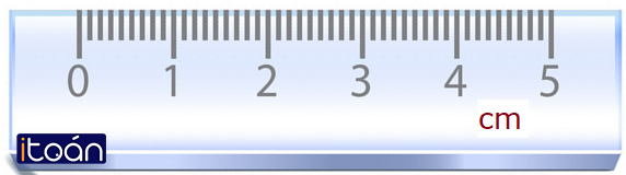 Thước đo đơn vị Xăng-ti-mét