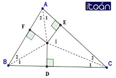 Tính hóa học 3 lối phân giác của tam giác - Toán 7