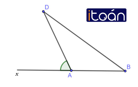 Lý thuyết lưu ý bài bác Tổng 3 góc của một tam giá