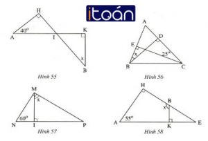 Bài 6 trang 109 Tổng 3 góc của 1 tam giác