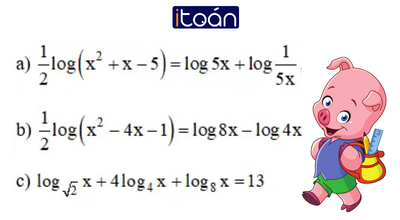phương trình logarit 
